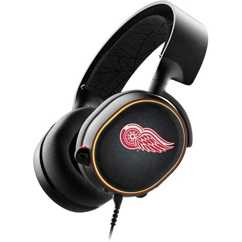 NHL Detroit Red Wings Black Background SteelSeries Arctis 5 Skin