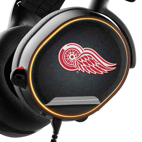 NHL Detroit Red Wings Black Background SteelSeries Arctis 5 Skin