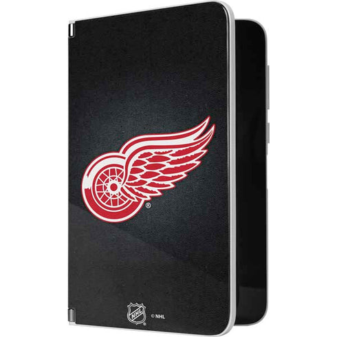 NHL Detroit Red Wings Black Background Surface Duo Skin