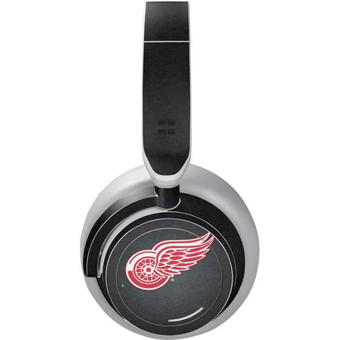 NHL Detroit Red Wings Black Background Surface Headphones Skin