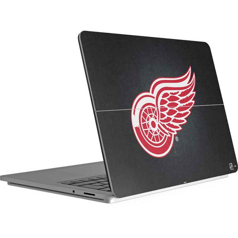 NHL Detroit Red Wings Black Background Surface Laptop Studio Skin