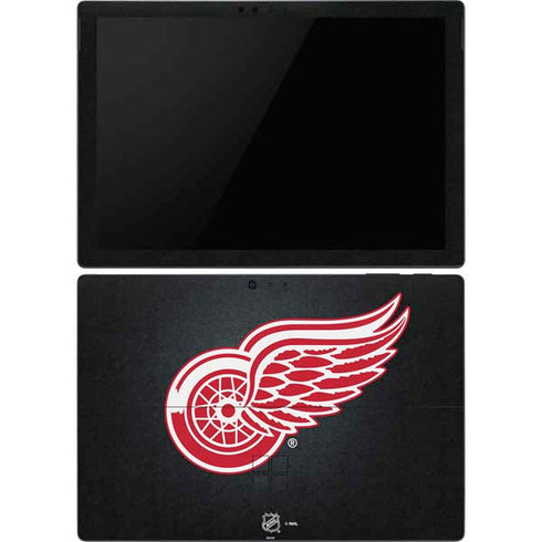 NHL Detroit Red Wings Black Background Surface Pro 6 Skin