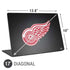 NHL Detroit Red Wings Black Background Universal Laptop 17in (13.8 x 10in) Skin