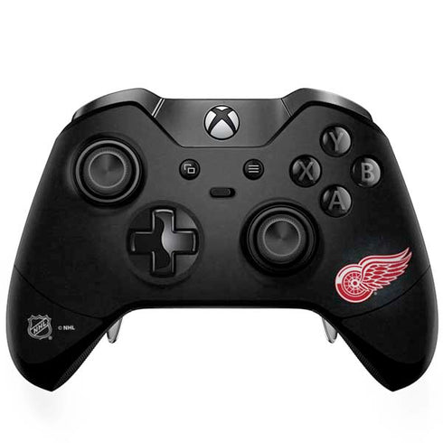 NHL Detroit Red Wings Black Background Xbox One Elite Controller Skin