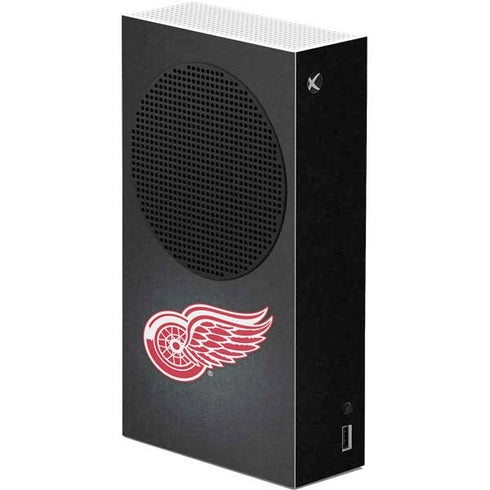 NHL Detroit Red Wings Black Background Xbox Series S Console Skin
