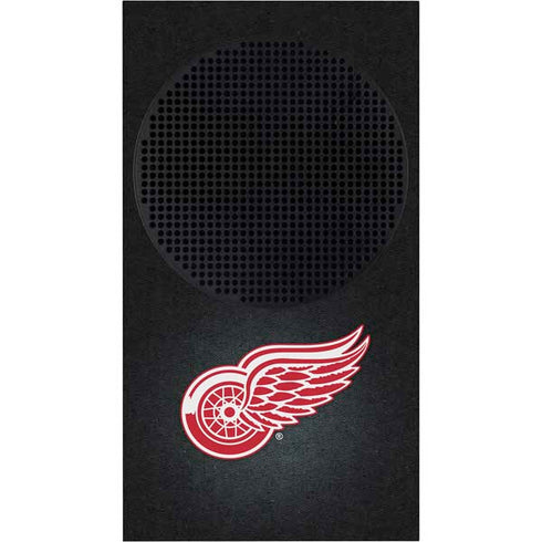 NHL Detroit Red Wings Black Background Xbox Series S Console Skin