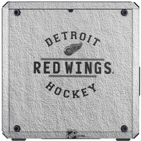 NHL Detroit Red Wings Black Text Cooler Master MasterBox Q300L Mini Tower Skin
