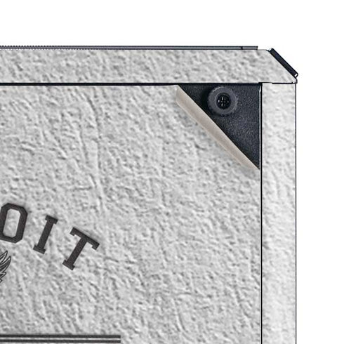 NHL Detroit Red Wings Black Text Cooler Master MasterBox Q300L Mini Tower Skin