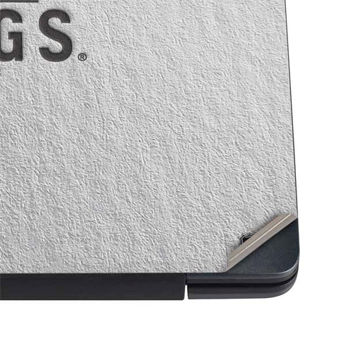 NHL Detroit Red Wings Black Text Dell Vostro Skin