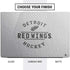 NHL Detroit Red Wings Black Text Dell Vostro Skin
