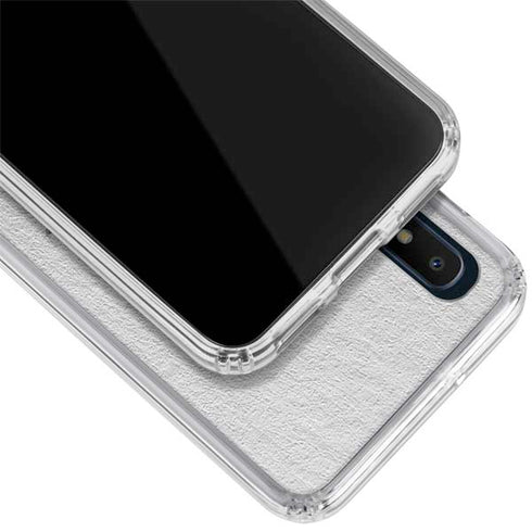 NHL Detroit Red Wings Black Text Galaxy A10e Clear Case