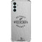 NHL Detroit Red Wings Black Text Galaxy A13 5G Clear Case