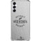 NHL Detroit Red Wings Black Text Galaxy A14 5G Clear Case