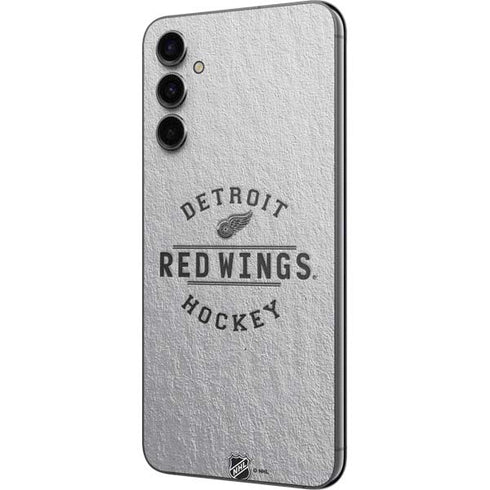 NHL Detroit Red Wings Black Text Galaxy A14 5G Skin
