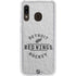 NHL Detroit Red Wings Black Text Galaxy A20 Clear Case