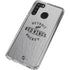 NHL Detroit Red Wings Black Text Galaxy A21 Clear Case