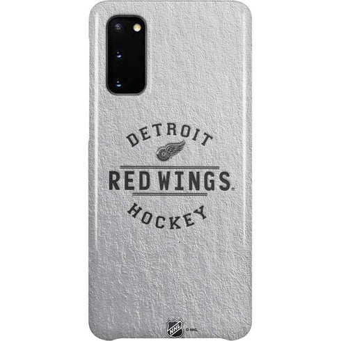NHL Detroit Red Wings Black Text Galaxy S20 Lite Case