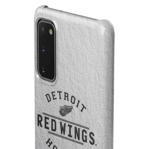NHL Detroit Red Wings Black Text Galaxy S20 Lite Case