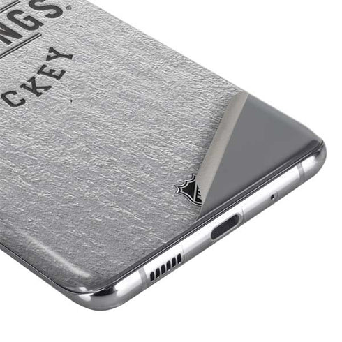 NHL Detroit Red Wings Black Text Galaxy S20 Plus Skin