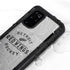 NHL Detroit Red Wings Black Text Galaxy S20 Plus Waterproof Case