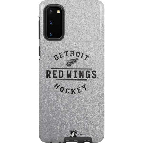 NHL Detroit Red Wings Black Text Galaxy S20 Pro Case