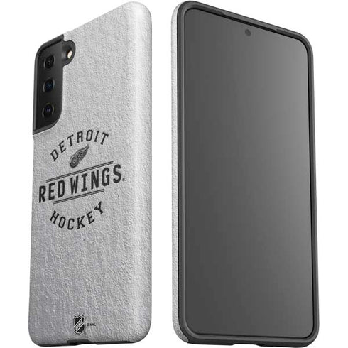 NHL Detroit Red Wings Black Text Galaxy S21 FE Pro Case