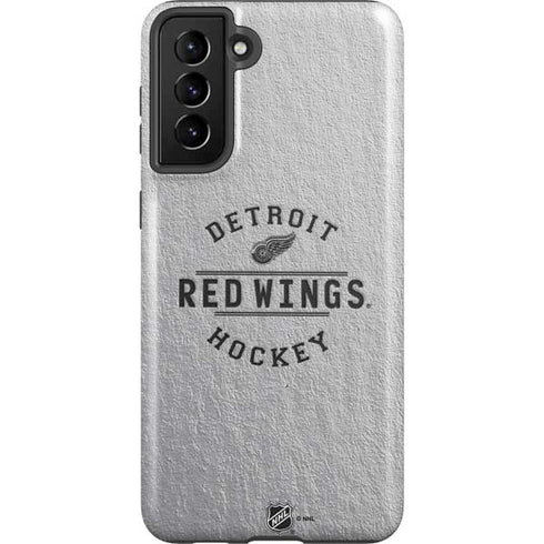 NHL Detroit Red Wings Black Text Galaxy S21 Plus 5G Pro Case