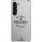 NHL Detroit Red Wings Black Text Galaxy S23 Clear Case