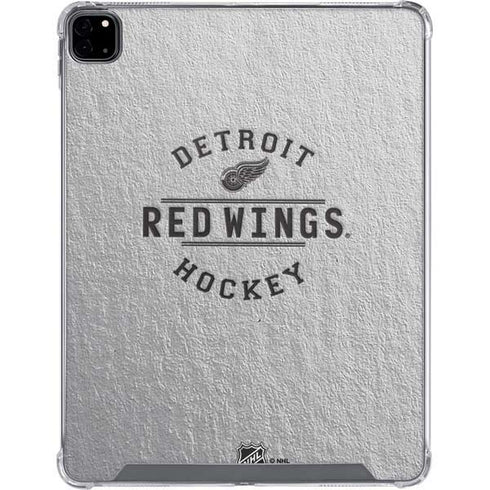 NHL Detroit Red Wings Black Text iPad Pro 12.9in (2020) Clear Case