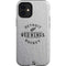 NHL Detroit Red Wings Black Text iPhone 12 Mini Impact Case