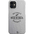 NHL Detroit Red Wings Black Text iPhone 12 Mini Lite Case