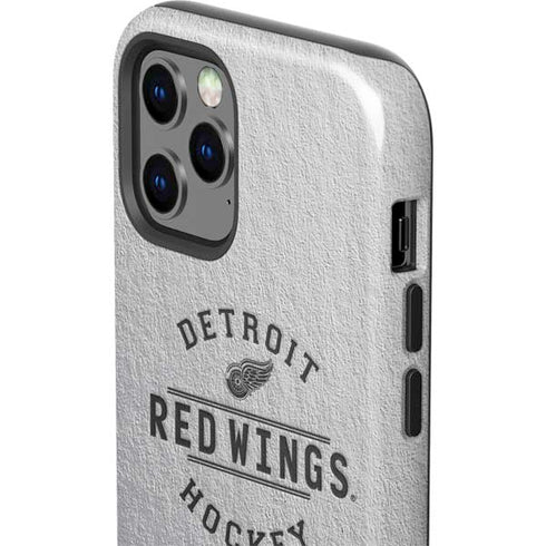 NHL Detroit Red Wings Black Text iPhone 12 Pro Max Impact Case