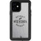 NHL Detroit Red Wings Black Text iPhone 12 Waterproof Case
