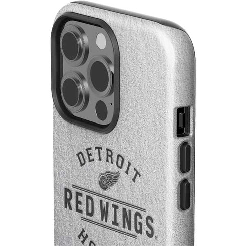 NHL Detroit Red Wings Black Text iPhone 13 Pro Impact Case