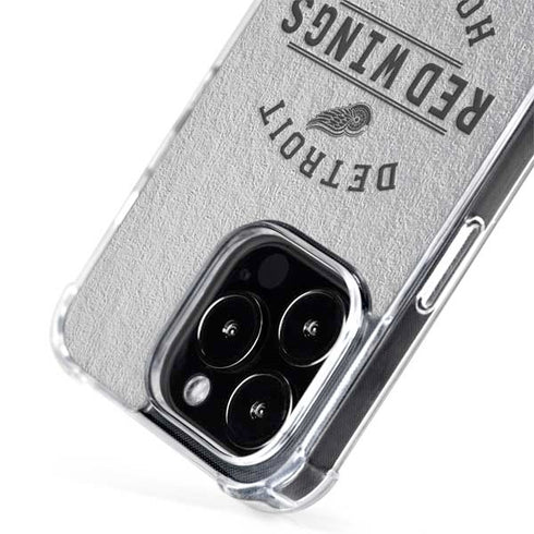 NHL Detroit Red Wings Black Text iPhone 13 Pro MagSafe Case