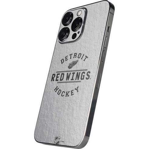 NHL Detroit Red Wings Black Text iPhone 13 Pro Max Skin