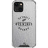 NHL Detroit Red Wings Black Text iPhone 14 Clear Case