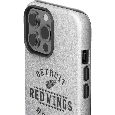 NHL Detroit Red Wings Black Text iPhone 15 Pro Max Impact Case