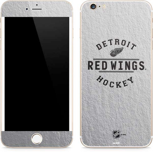 NHL Detroit Red Wings Black Text iPhone 6/6s Plus Skin