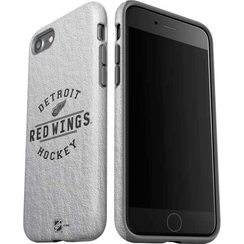 NHL Detroit Red Wings Black Text iPhone SE (2nd & 3rd Gen) Pro Case