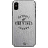 NHL Detroit Red Wings Black Text iPhone X Skin