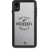 NHL Detroit Red Wings Black Text iPhone XR Waterproof Case