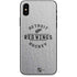 NHL Detroit Red Wings Black Text iPhone XS Skin
