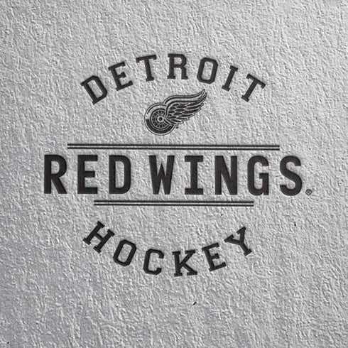 NHL Detroit Red Wings Black Text iPhone XS Skin