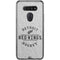 NHL Detroit Red Wings Black Text LG K51/Q51 Clear Case