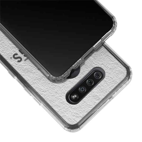 NHL Detroit Red Wings Black Text LG K51/Q51 Clear Case
