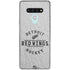 NHL Detroit Red Wings Black Text LG Stylo 6 Clear Case