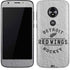 NHL Detroit Red Wings Black Text Moto E5 Play Skin