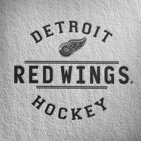NHL Detroit Red Wings Black Text Moto G6 Skin