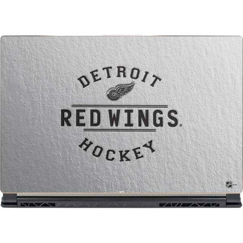 NHL Detroit Red Wings Black Text MSI GS65 Stealth Laptop Skin